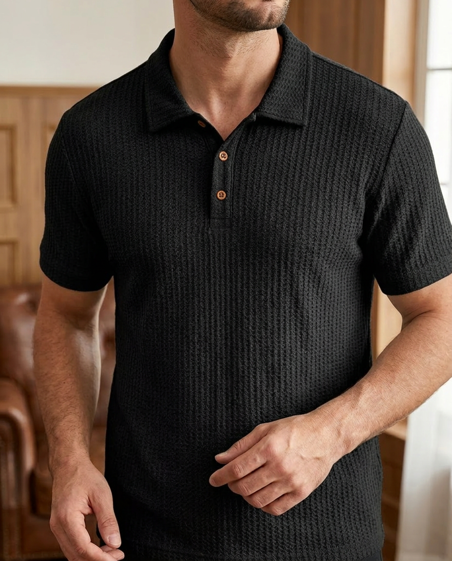 Brenta — Polo Jacquard w Kratę na Co Dzień