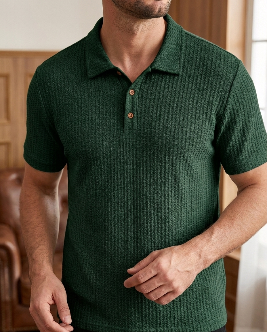 Brenta — Polo Jacquard w Kratę na Co Dzień
