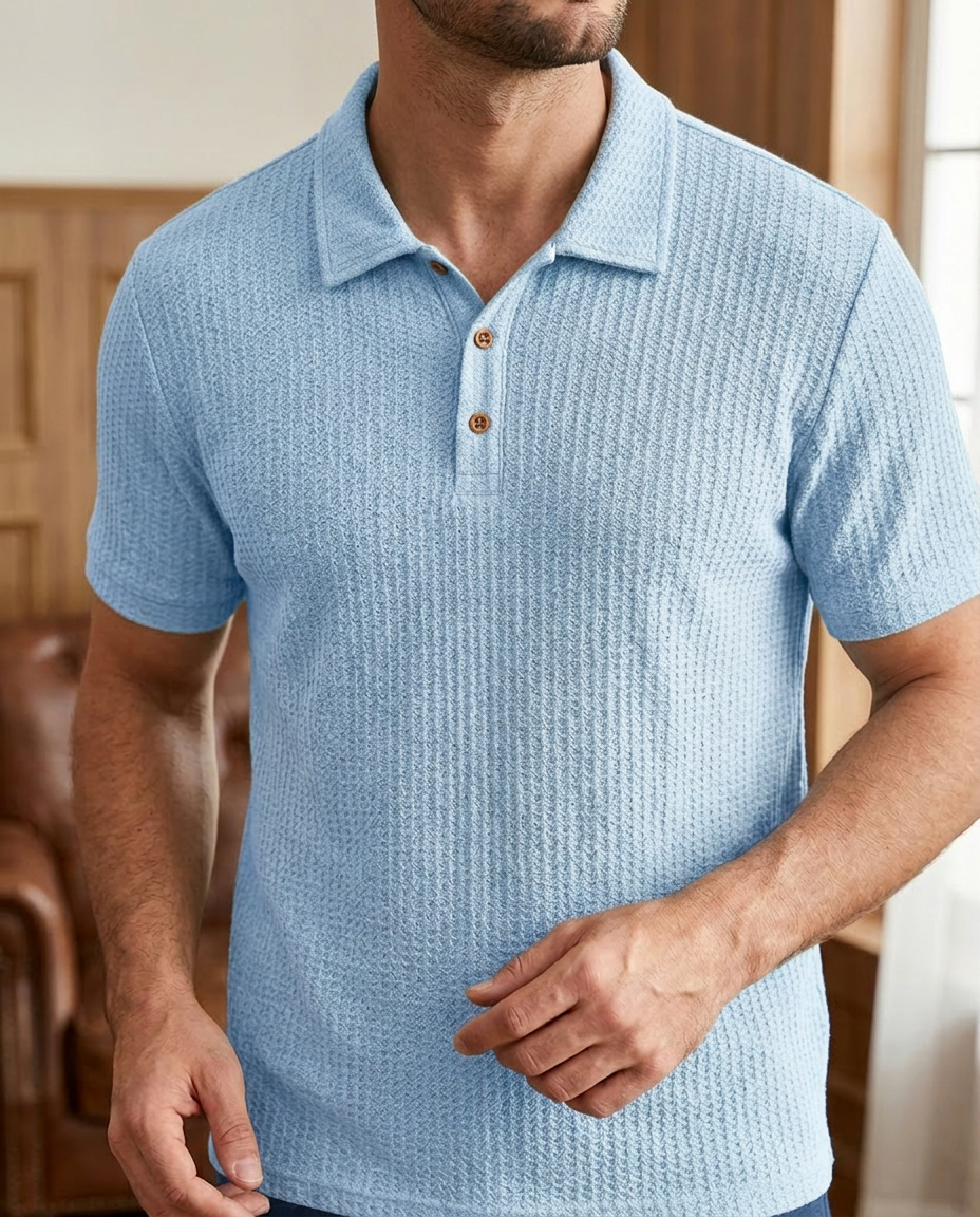Brenta — Polo Jacquard w Kratę na Co Dzień