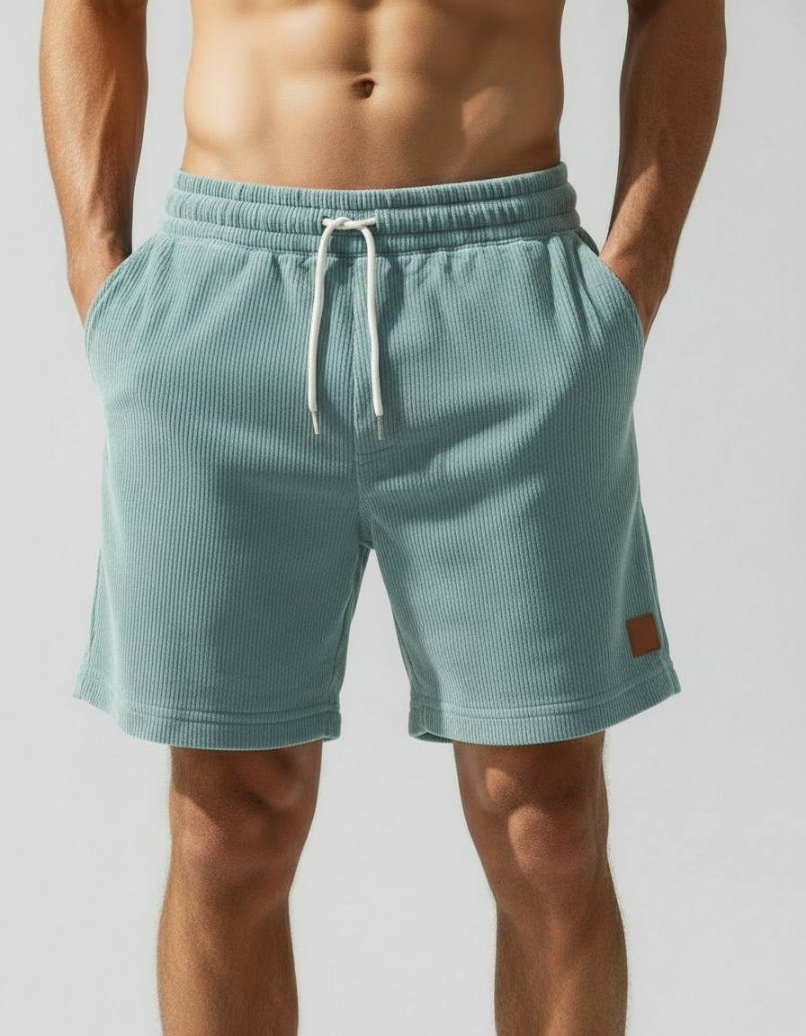 Bergamo — Szorty Jogger Sztruksowe Sportowe