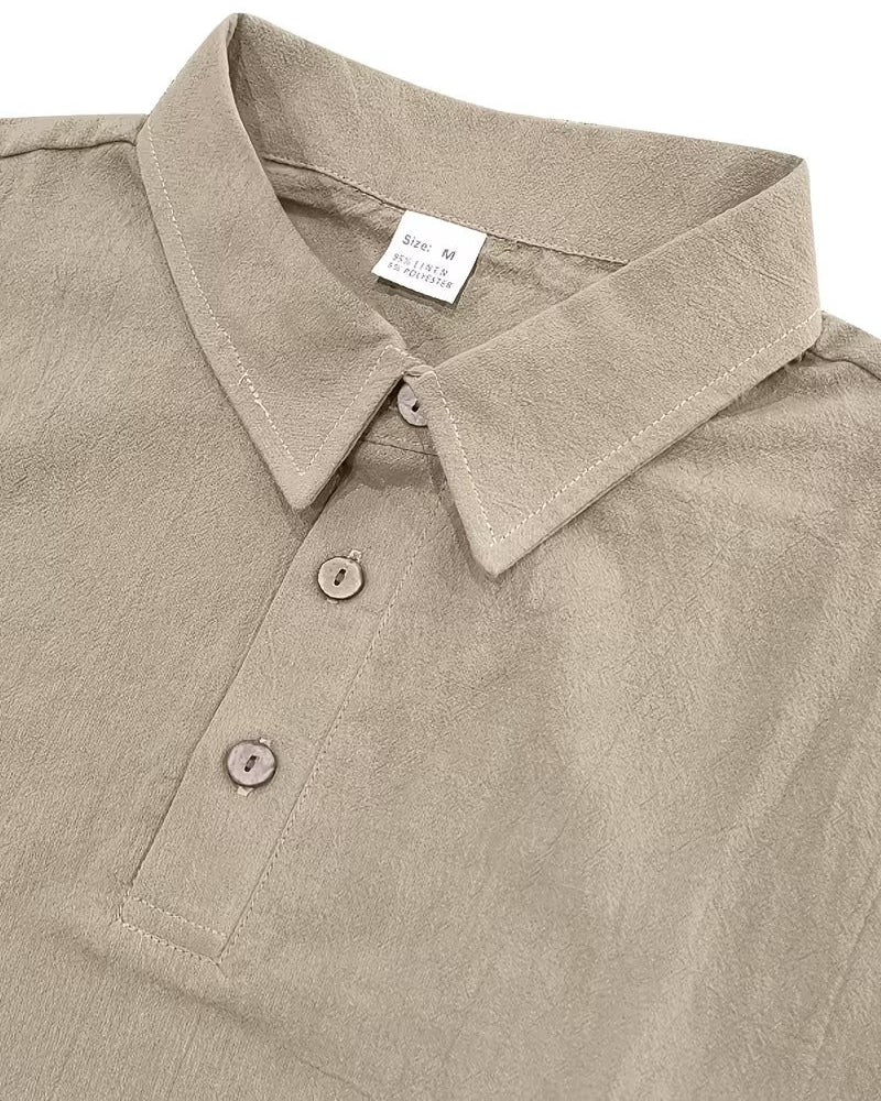 Lecce — Koszula z Krótkim Rękawem Elegancka Przewiewna