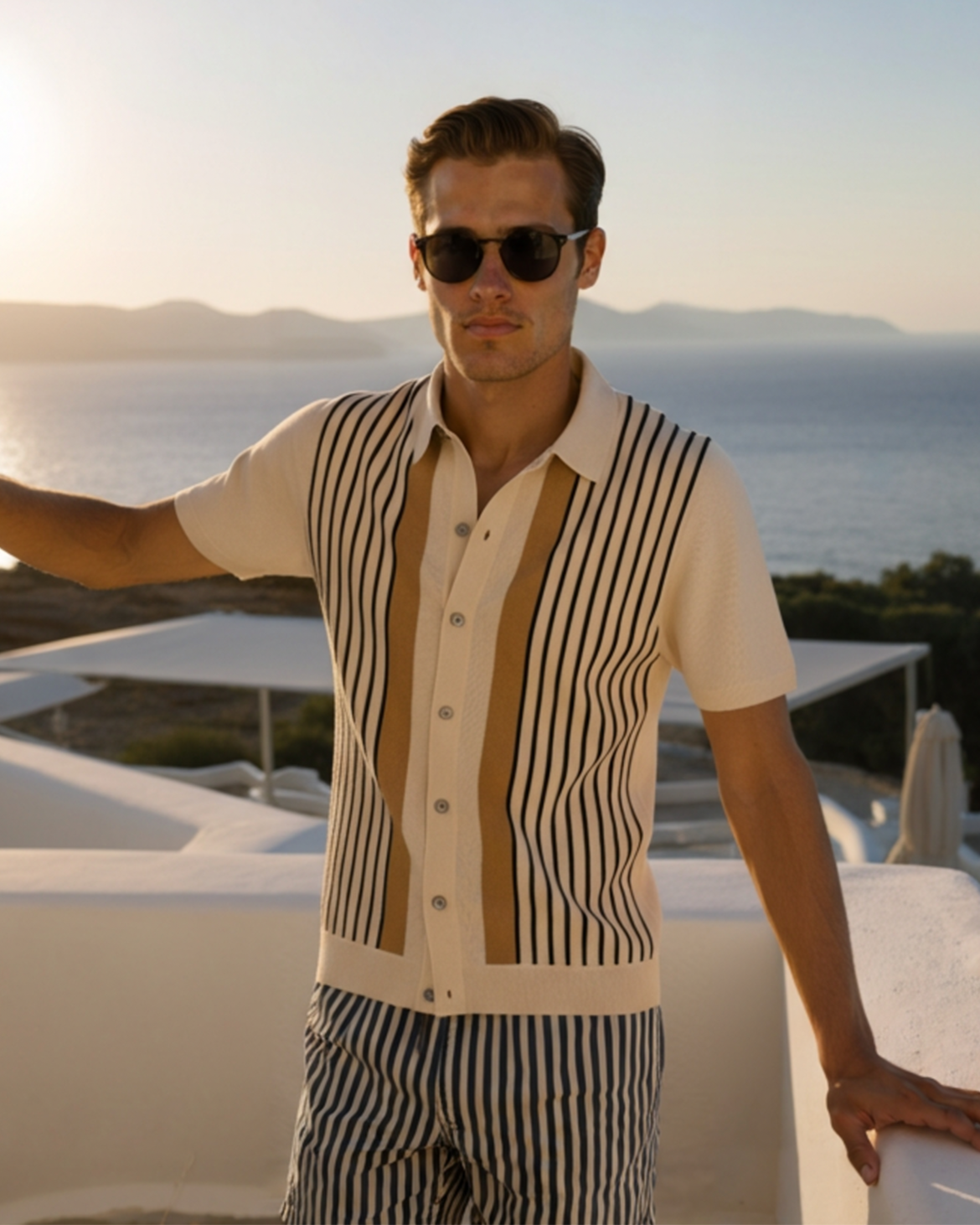 Ragusa — Polo Dzianinowa Elegancka