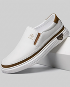 Mokasyny Męskie Slip-On z Antypoślizgową Podeszwą PVC